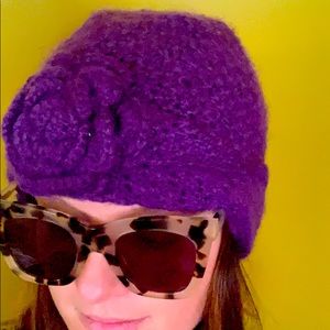 Purple Knit Beanie